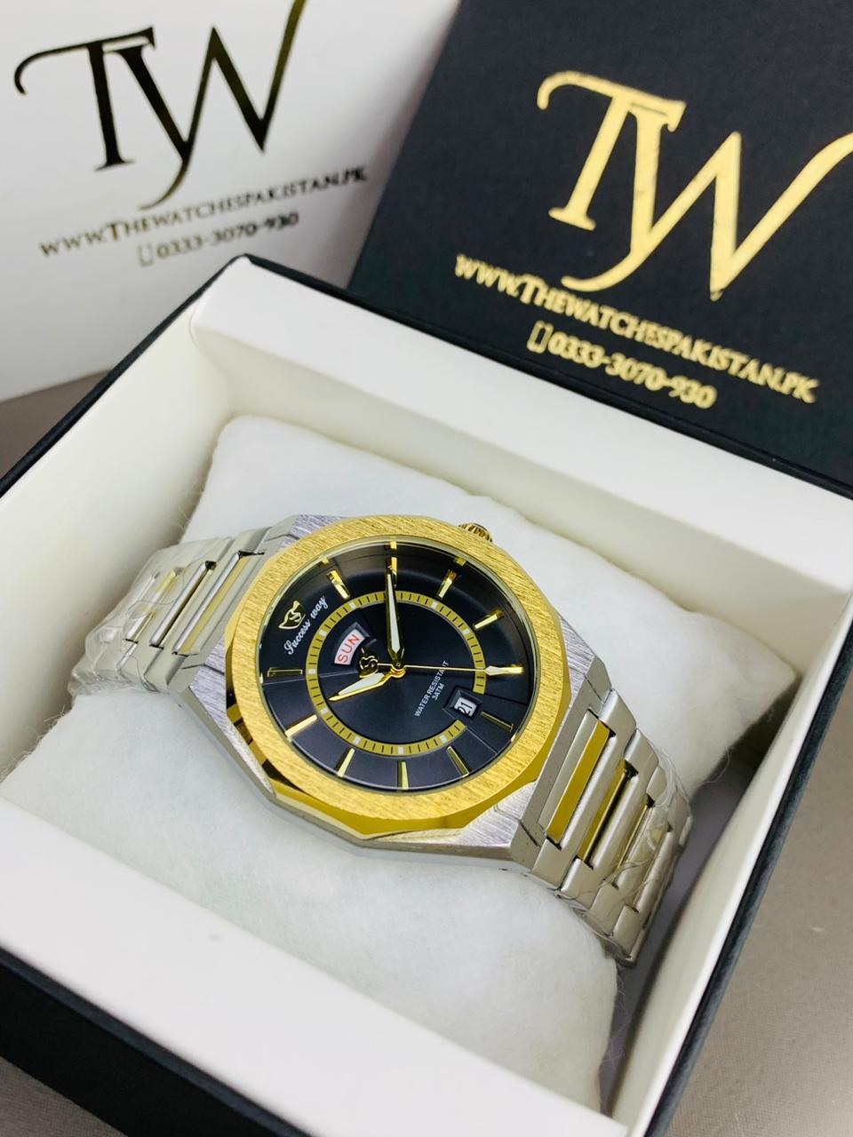 Day & Date Two Tone Black Dial !