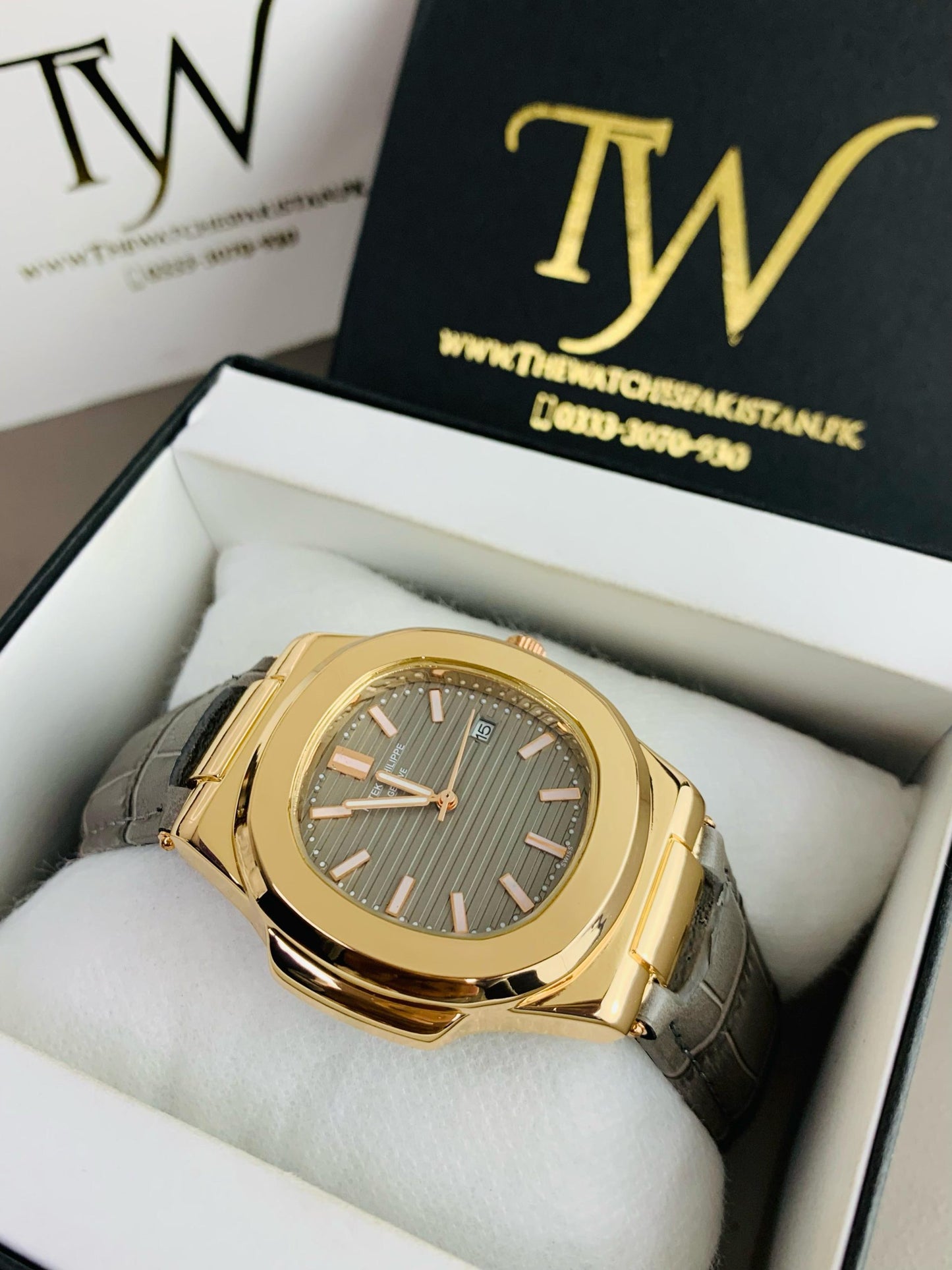 PP-Copper Case Grey Dial