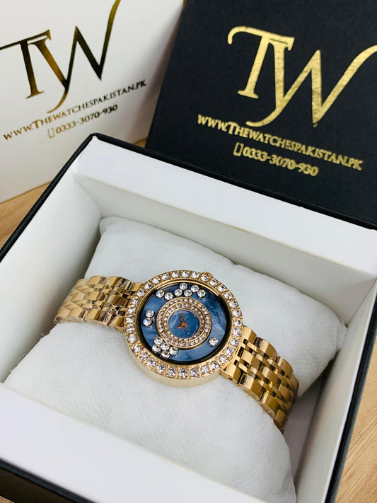 Chopard Diamond Round Dial Blue