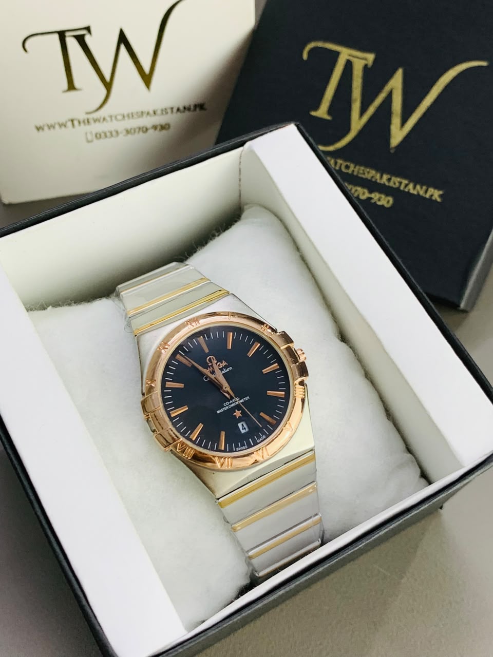 Copper Two Tone Black Dial