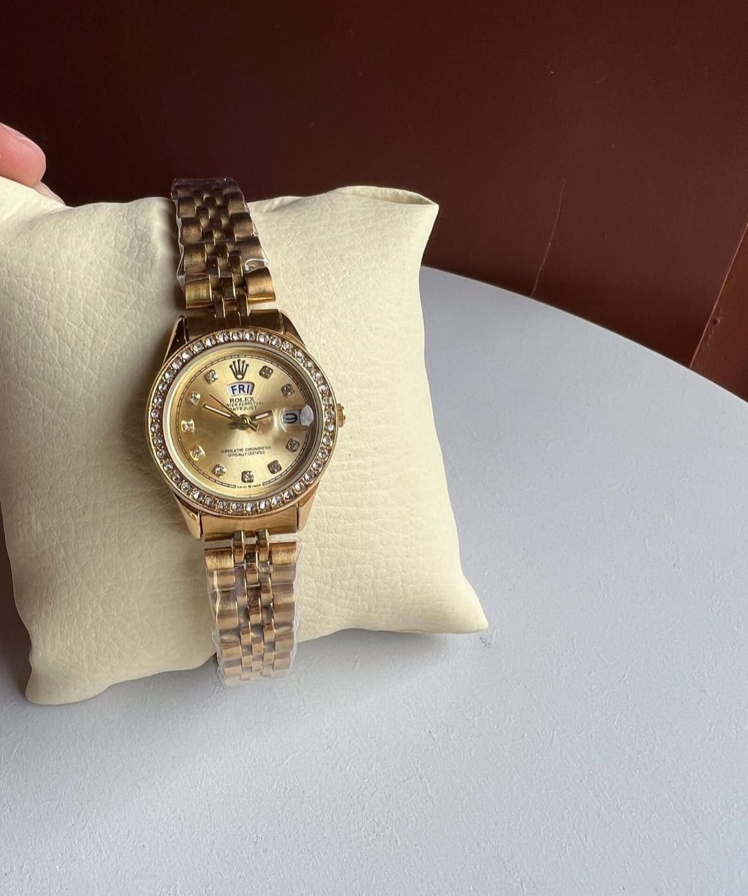 Full Golden Mini Dial Watch For Her