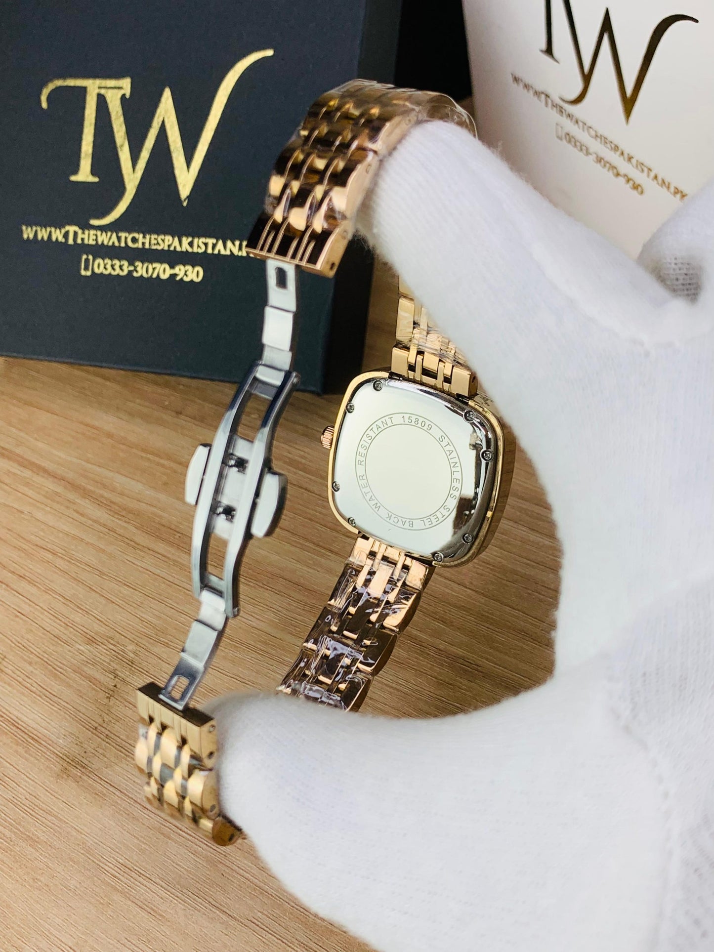 Chopard Square Rose Blue