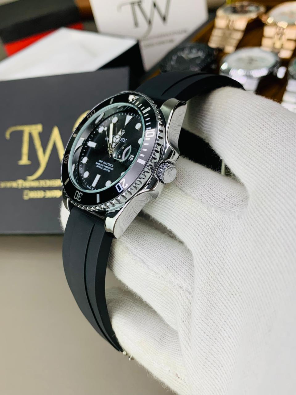 GMT II In Strap Silver Case