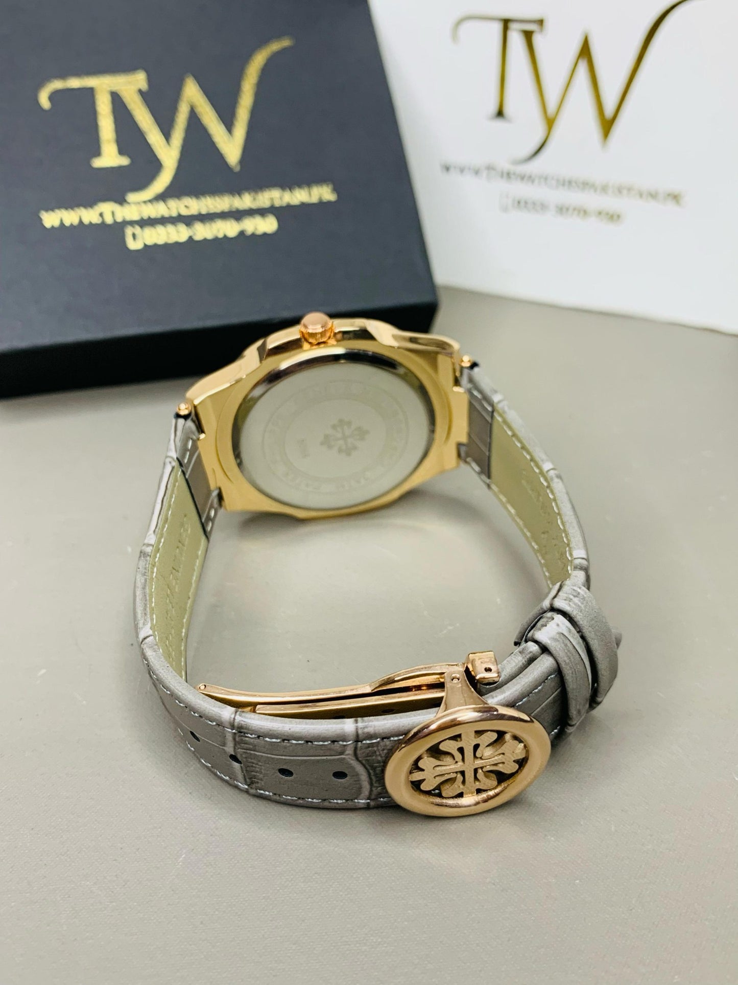 PP-Copper Case Grey Dial