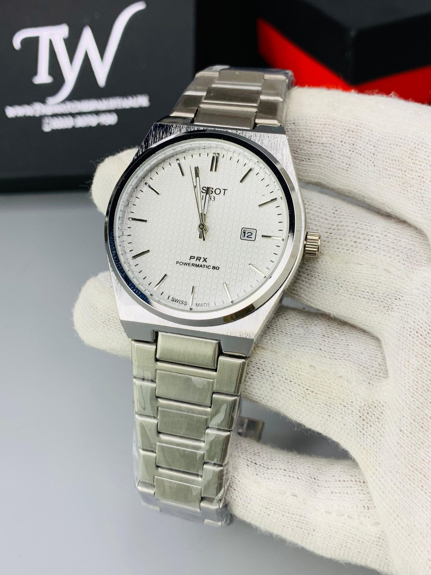 Tissot PRX Silver White Dial