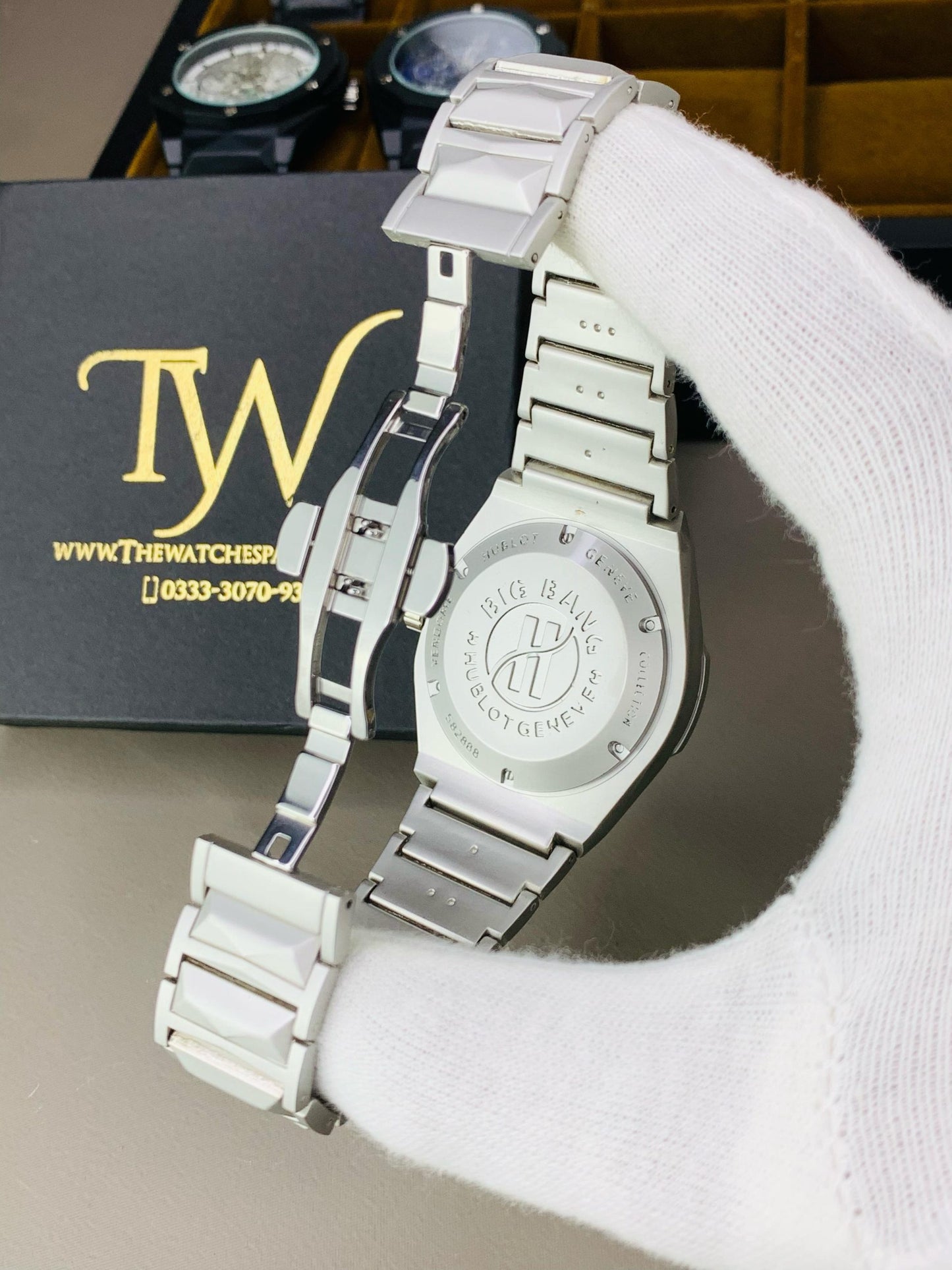 Diamond Cut Spider Dial Full Silver