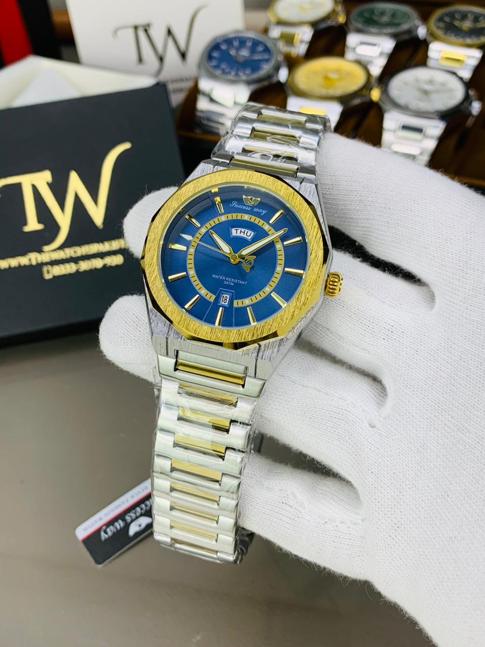 Day & Date Two Tone Blue Dial !