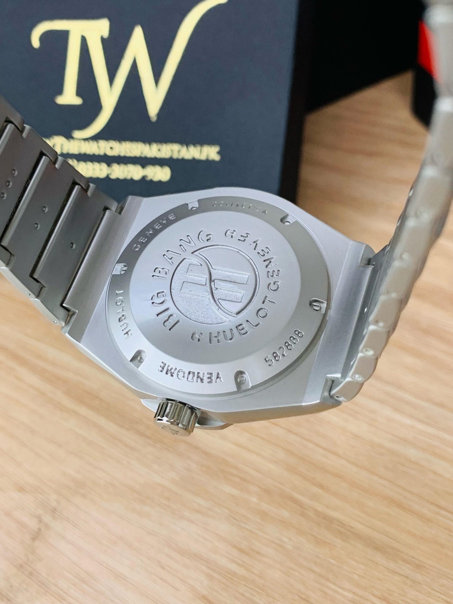 HB Diamond Cut White Dial