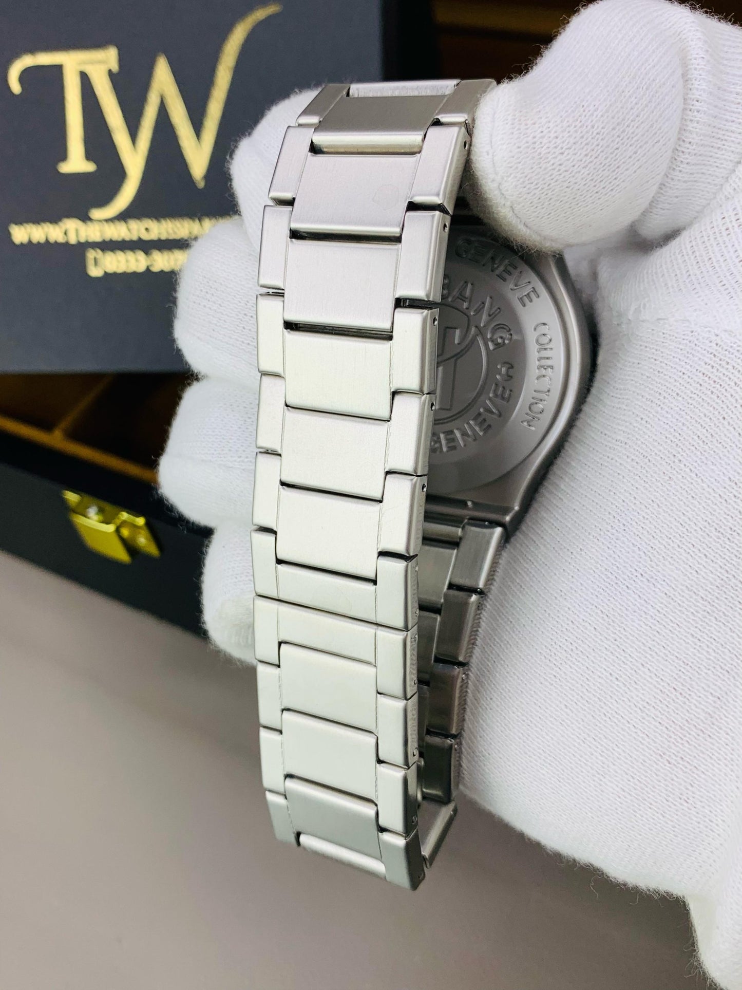HB Spider Silver Dial