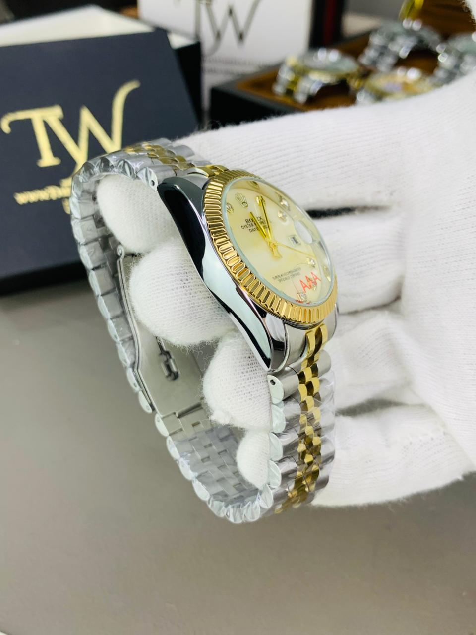Two Tone Golden Dial
