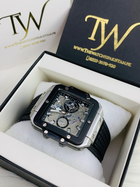 HB Square Silver Black !