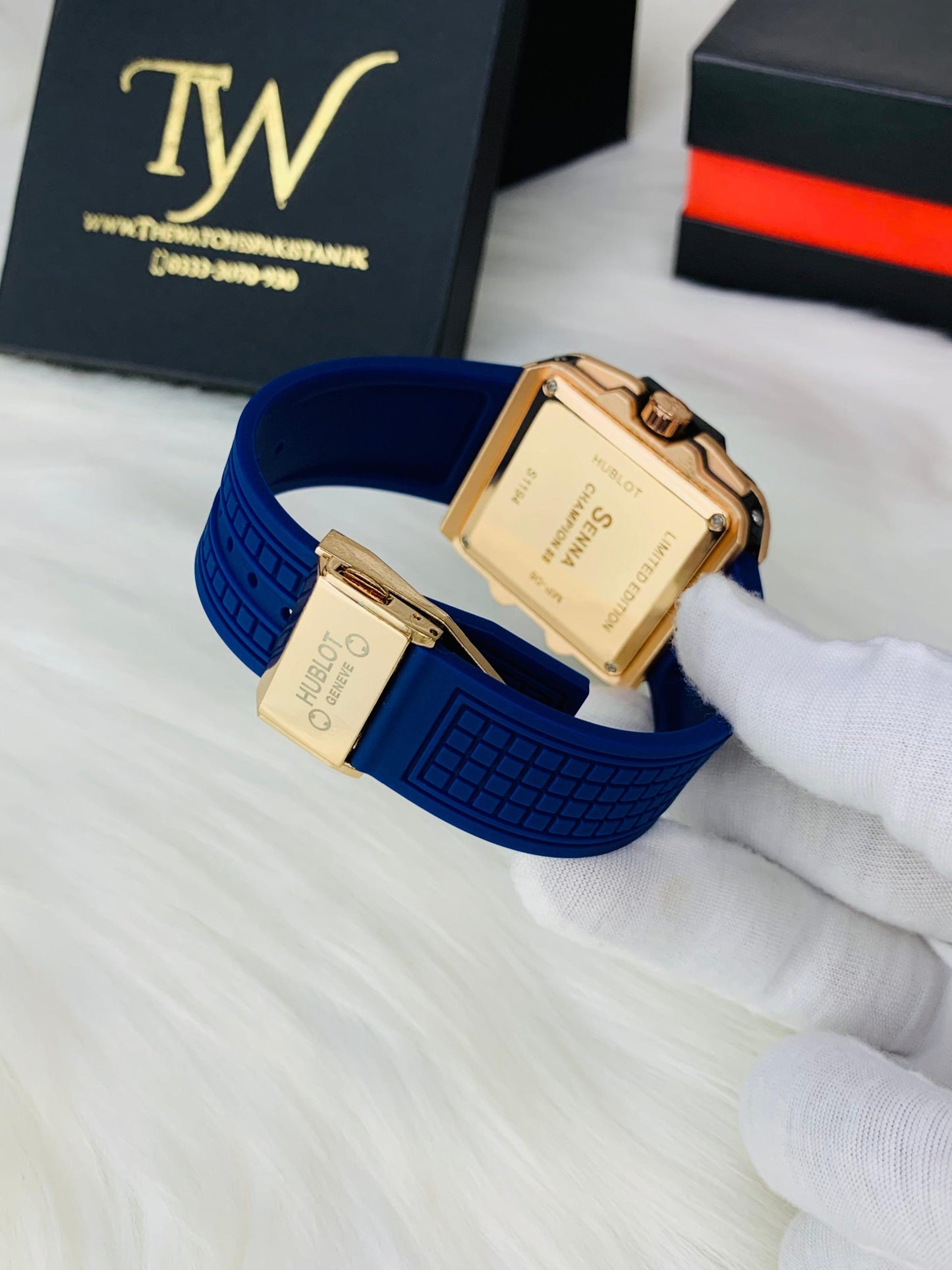 HB Square Copper Blue