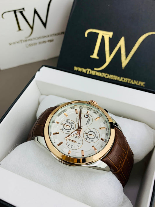 Tissot Chronograph Master Lock Copper White Dial