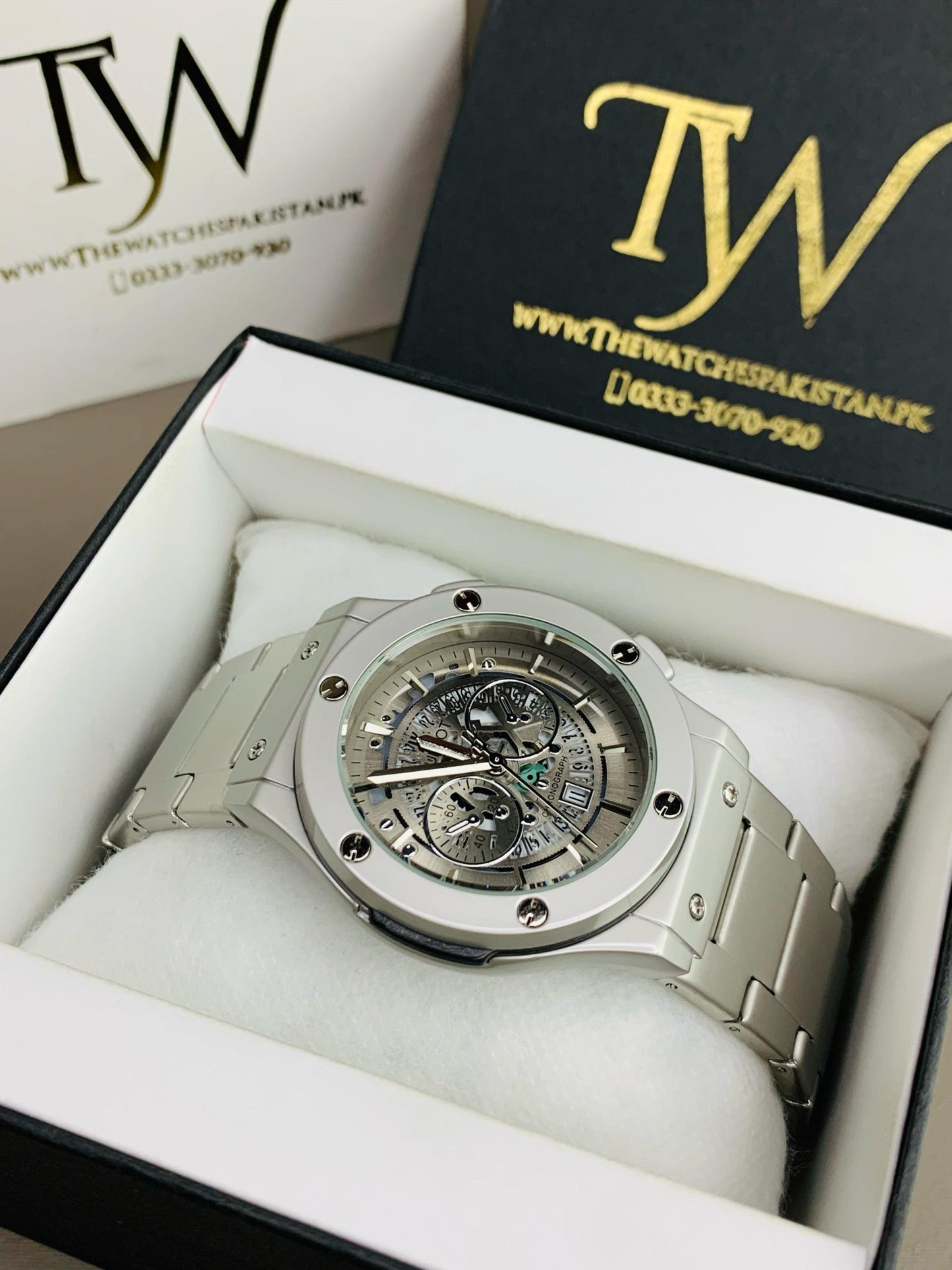 HB Spider Grey Dial
