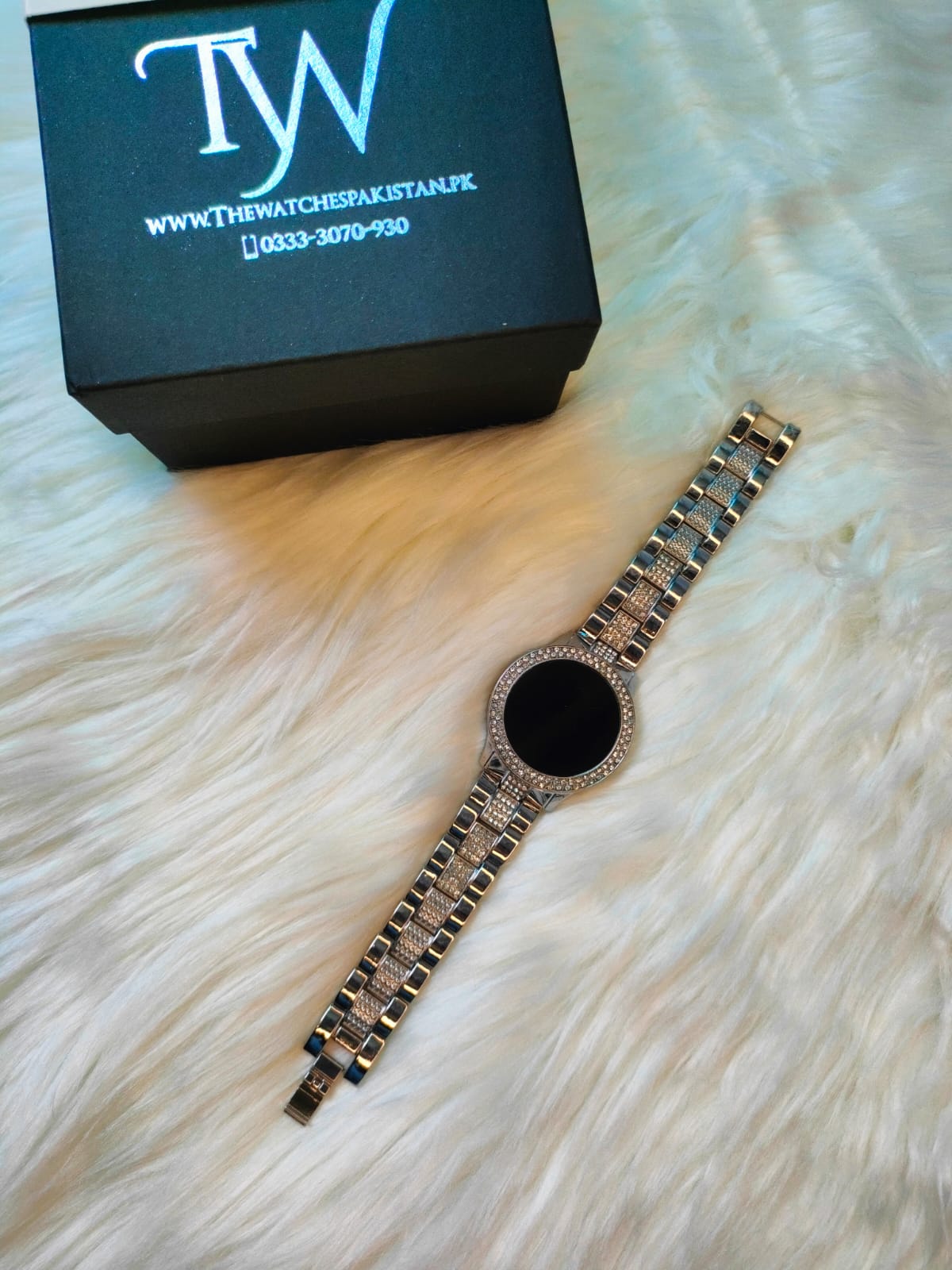 Led Touch Screen Display Watch In Silver !