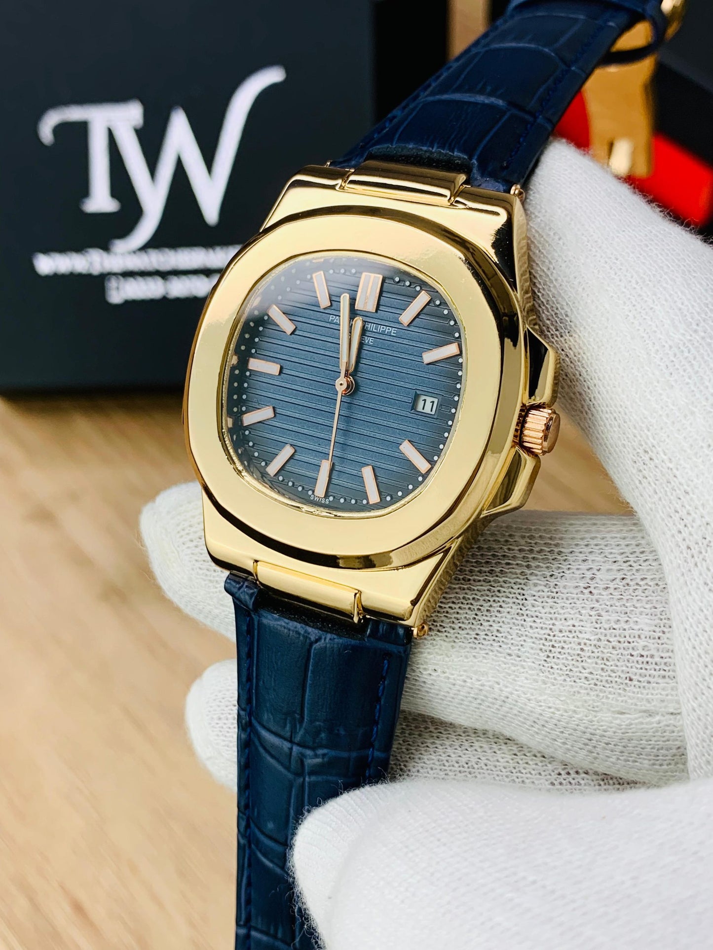 PP- Copper Case Blue Dial