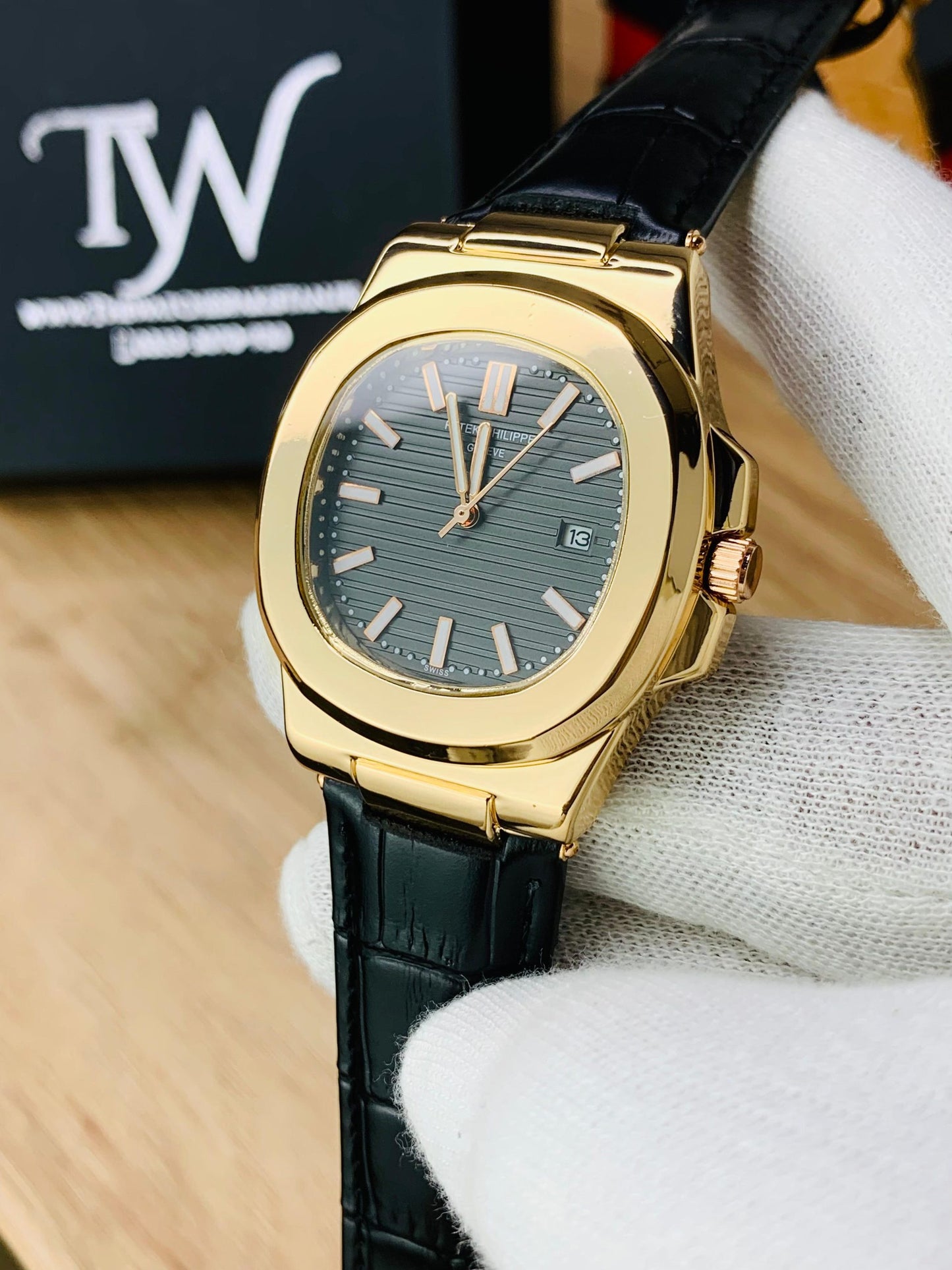 PP- Copper Case Black Dial