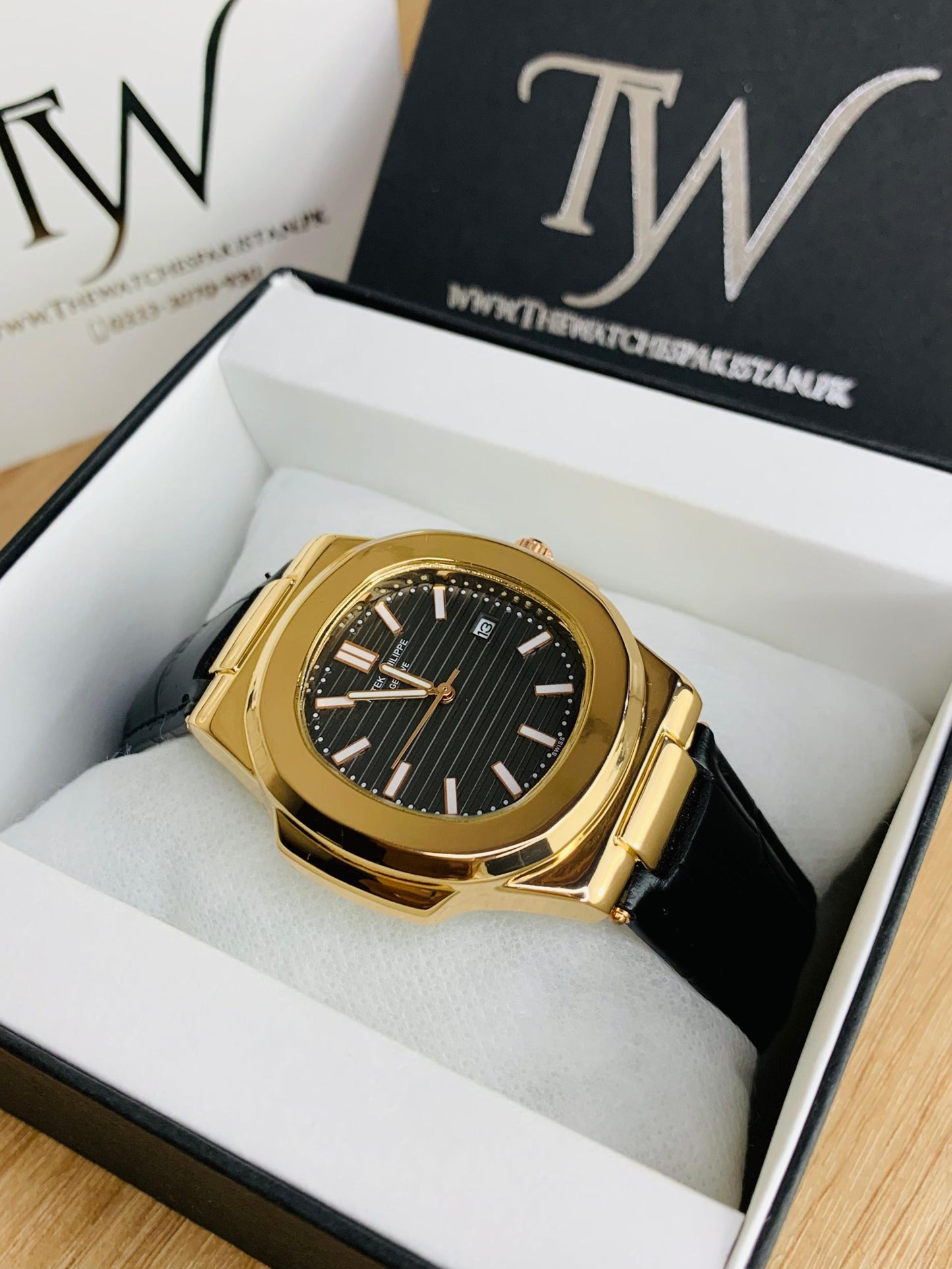 PP- Copper Case Black Dial