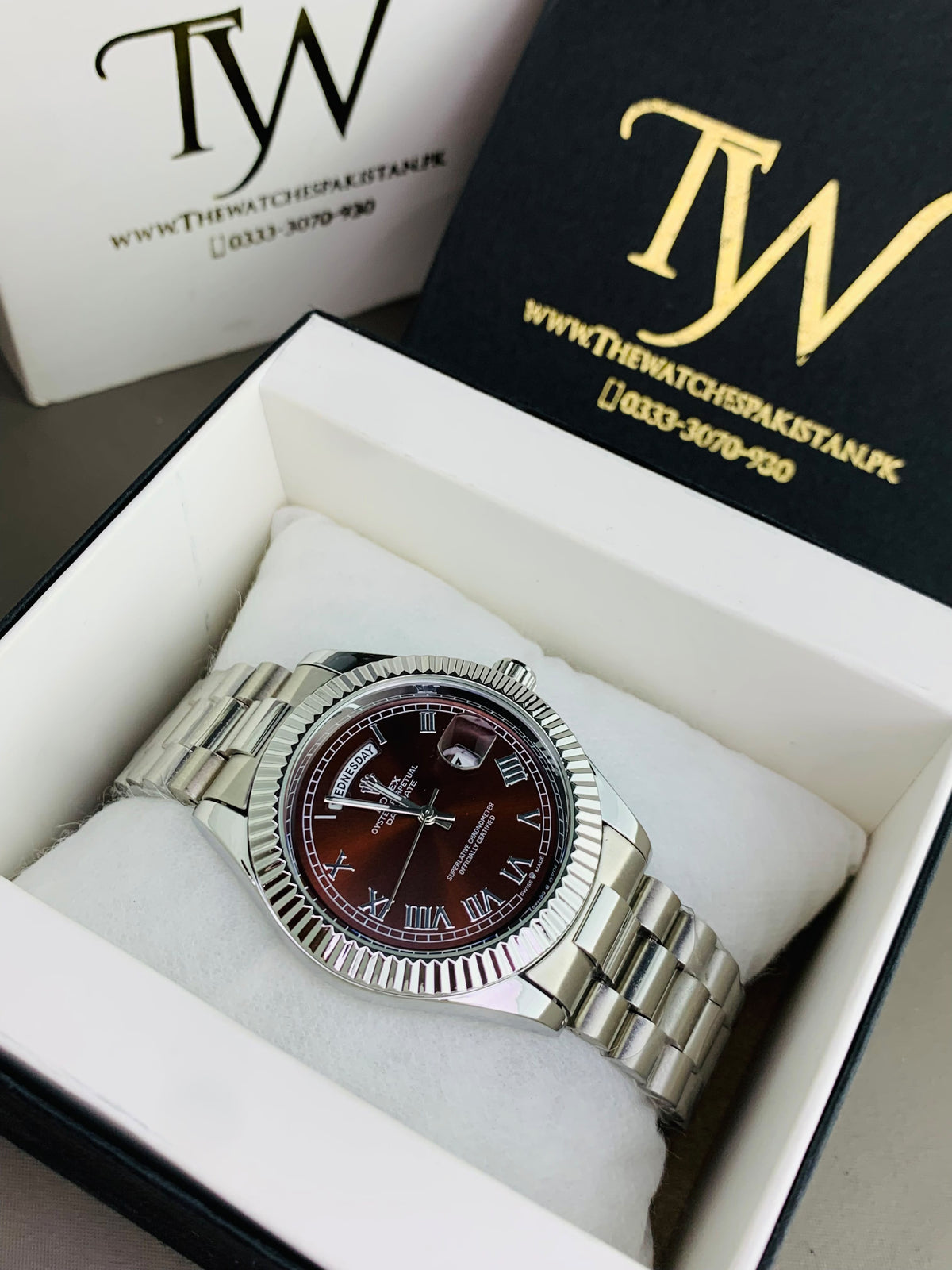 Roman Numeral Chocolate Dial