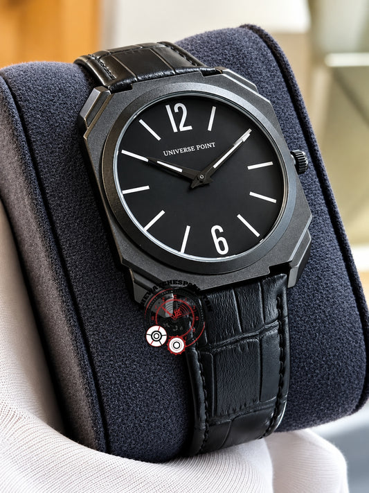 UP-Strap Watch For Men Full Black