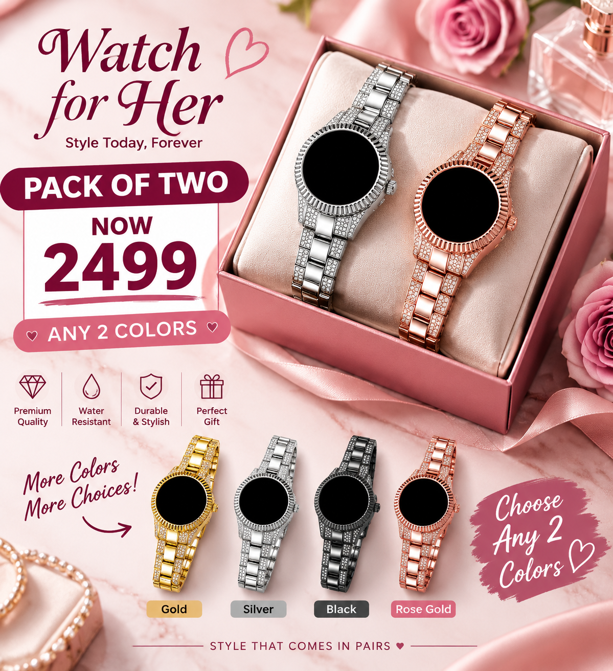 Pack of 2 Watches