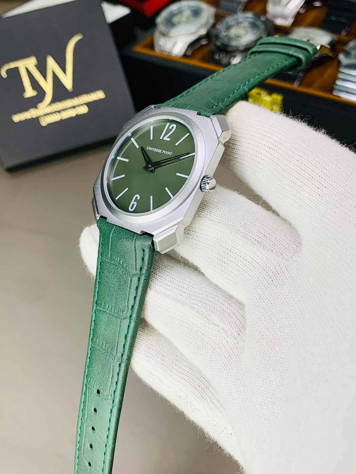 UP-Strap Watch For Men Green