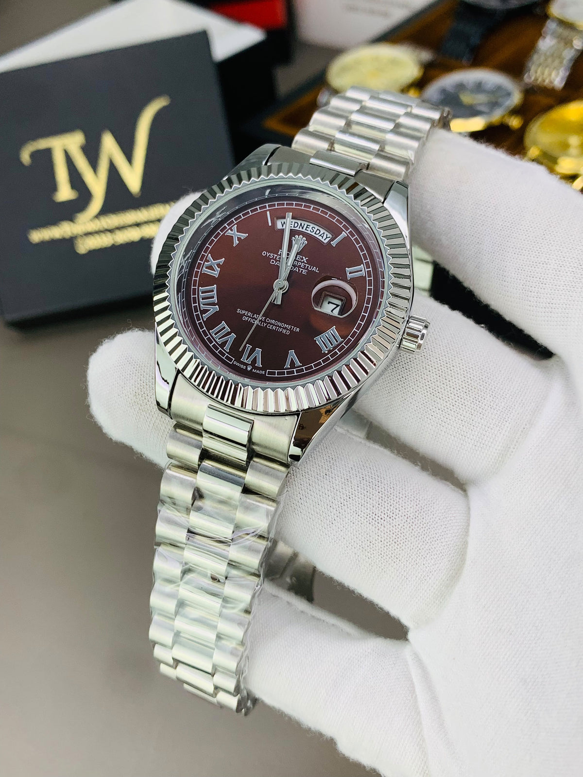 Roman Numeral Chocolate Dial