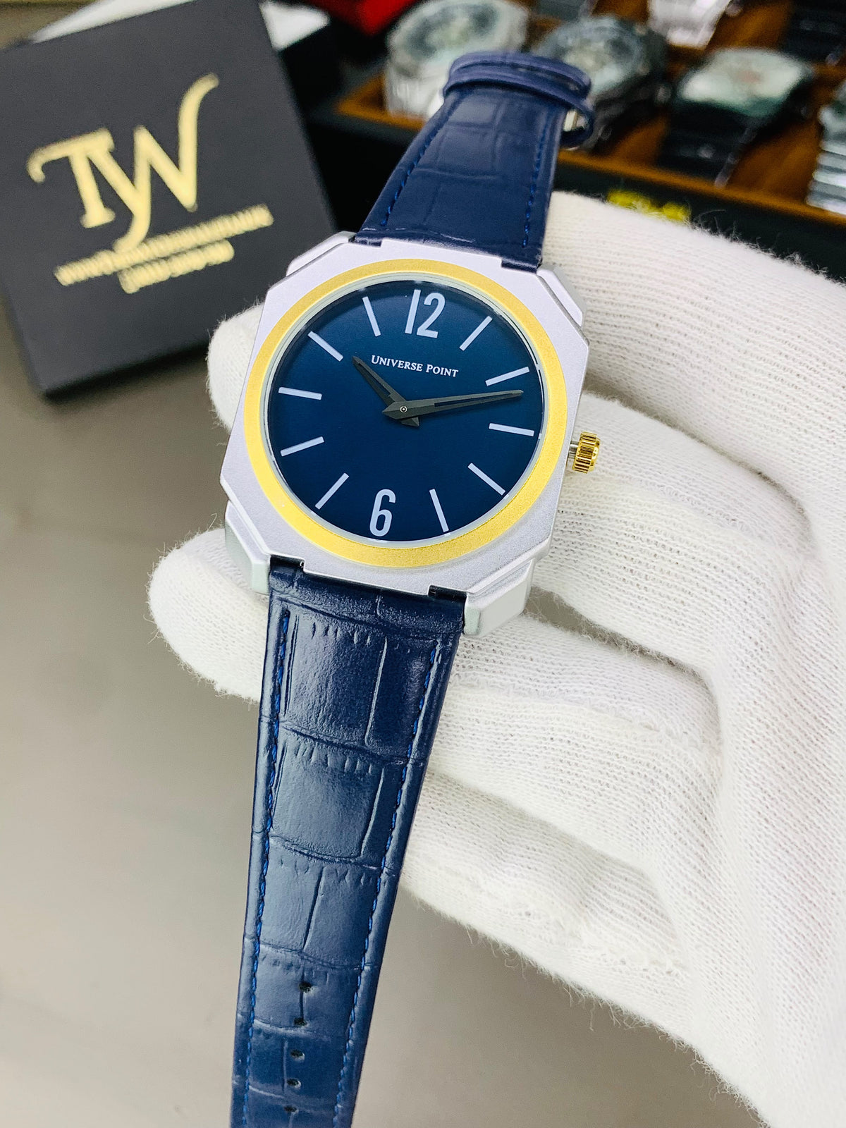 UP-Strap Watch For Men Blue