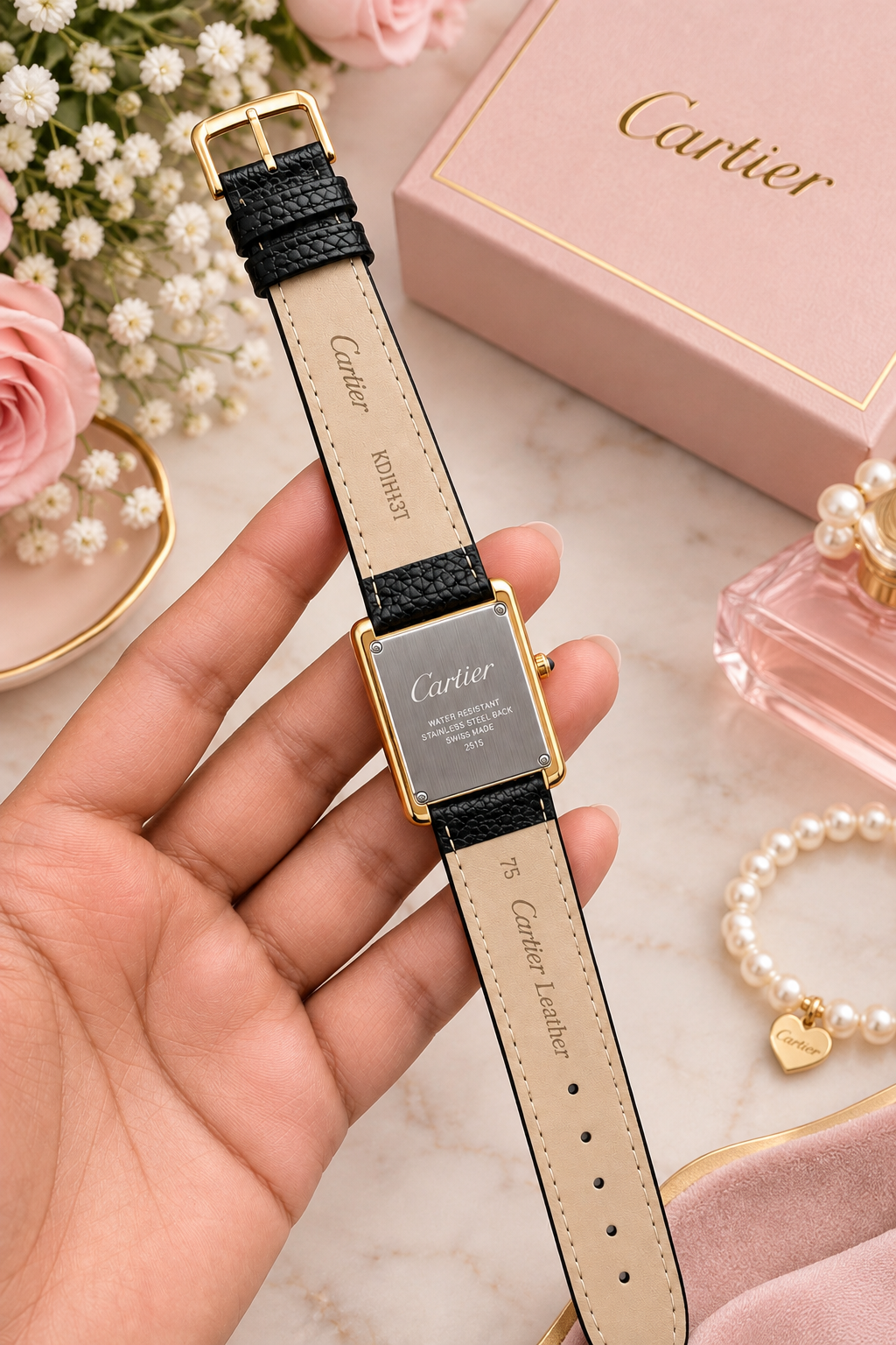 Cartier Tank For Her ! Black Gold