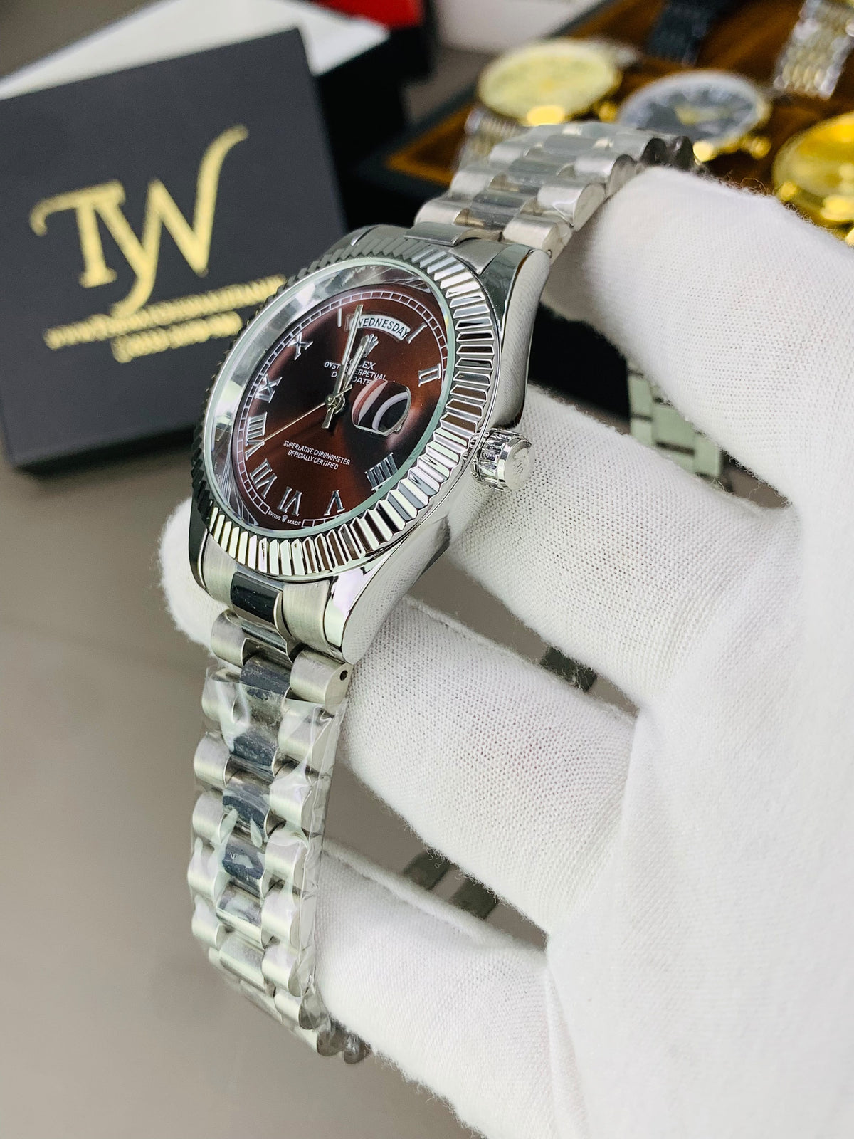 Roman Numeral Chocolate Dial