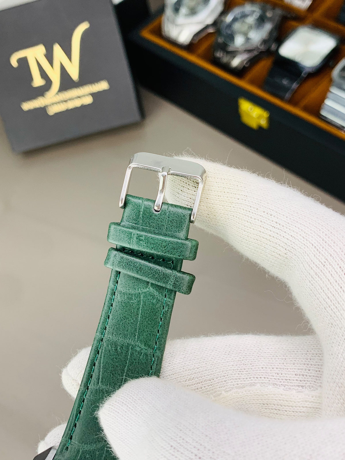 UP-Strap Watch For Men Green