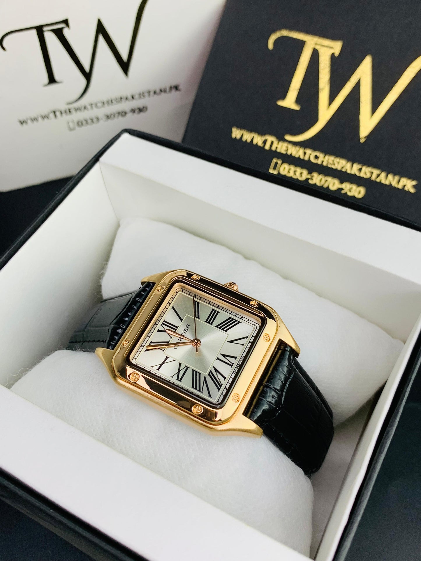 Cartier Santos Black Copper