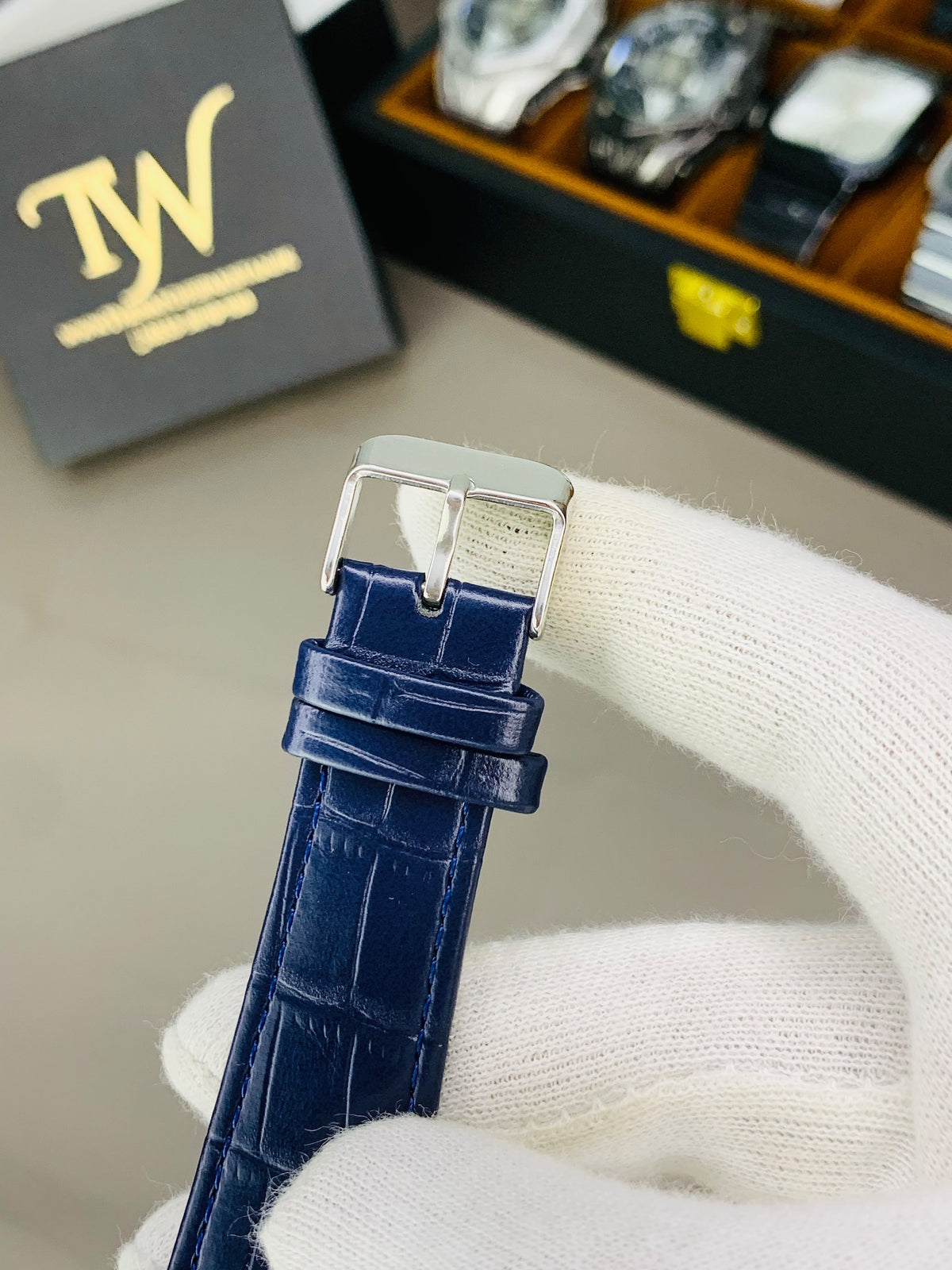 UP-Strap Watch For Men Blue