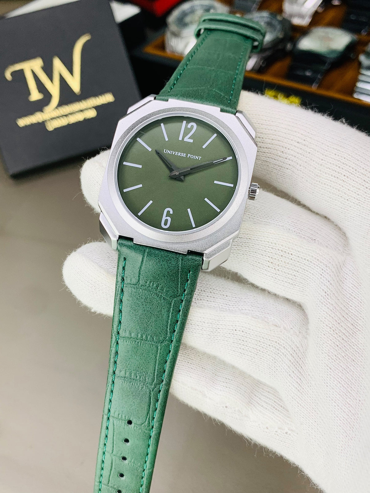 UP-Strap Watch For Men Green