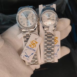 Couple Watch ! Full Silver