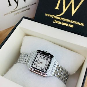 Cartier Square Mini Dial Full Silver