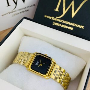 Chopard Square Golden Black