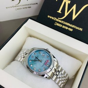 Silver Chain Tiffany Dial