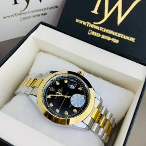 Rolex Oyster Two Tone Black