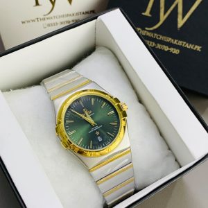 Golden Two Tone Green Dial