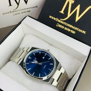 Prx Semi Auto Silver Blue Dial